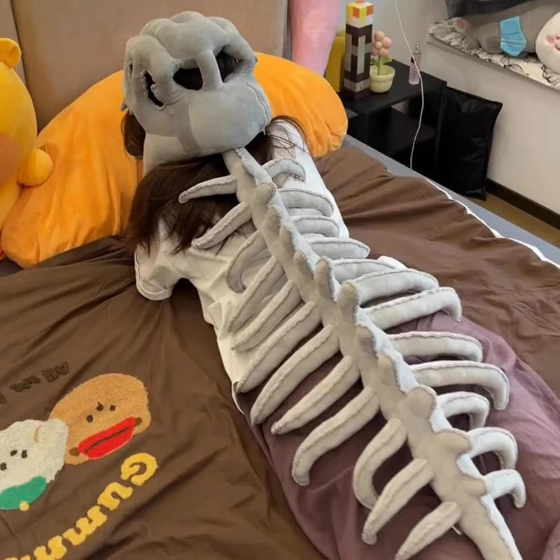 Peluche de esqueleto de dinosaurio portátil