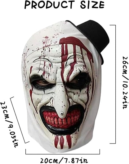 Art the Clown Mask – Terrifier Latex Halloween Costume