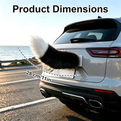 Black and white wagging tail - product dimensions