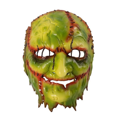 Blood Scar Halloween Witch Mask Facepiece Masquerade Dark Forest Mask Cosplay Old Man Face Scary Killer Devil Mask