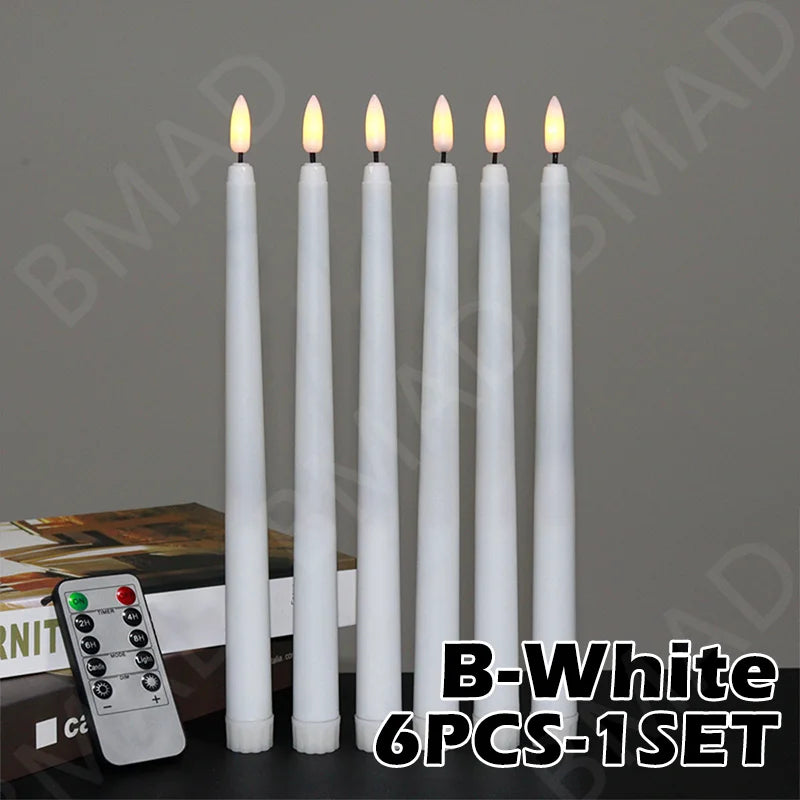 6/12PCS Christmas LED Flameless Candles