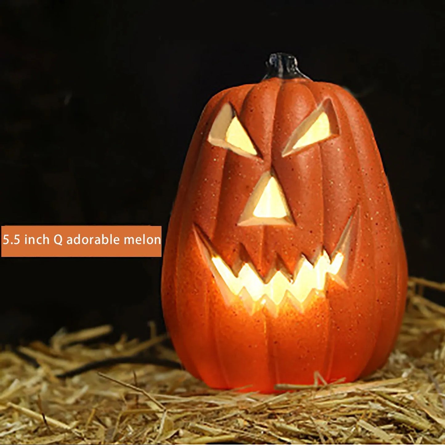 Halloween LED Pumpkin Lantern Lamp Decoration