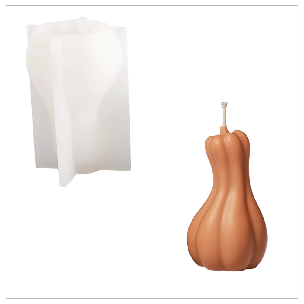 Moldes de Nicole Pumpkin para velas de cera de soja aromática