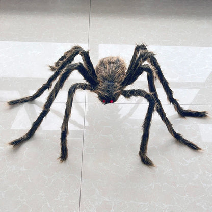Felpa de simulación de telaraña de Halloween