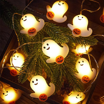 LED Halloween light string Halloween Family Bar Atmosphere Decoration Battery Powered - Excluding Battery