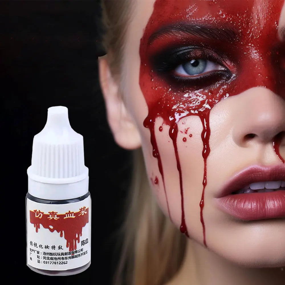 5ml Hematopoietic Props Holiday Party Fake Blood Halloween Cos Simulation of Human Vampire Fake Blood Party Decorative Supplies