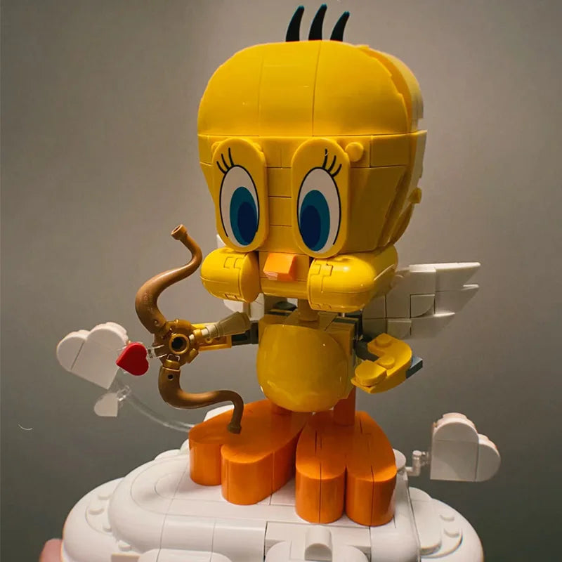 412pcs Cute Little Bird Building Blocks Kit Creative Decorative Toy Halloween Gifts Living Room Ornament