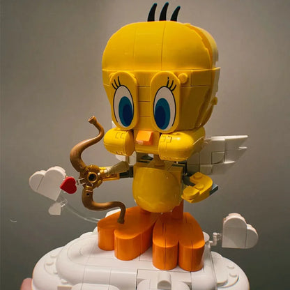 412pcs Cute Little Bird Building Blocks Kit Creative Decorative Toy Halloween Gifts Living Room Ornament