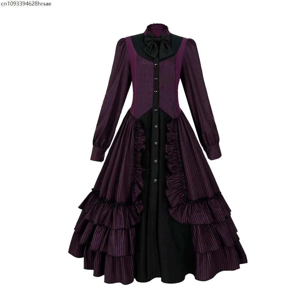 Victorian Gothic Dress - medieval queen costume