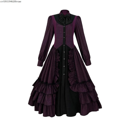 Victorian Gothic Dress - medieval queen costume