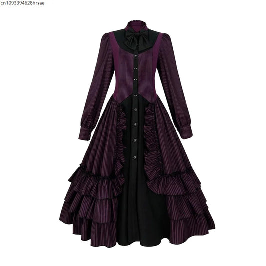 Victorian Gothic Dress - medieval queen costume