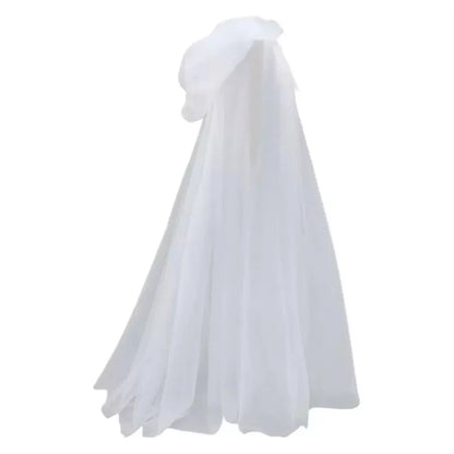 Ghost Costume Hooded Cloak - witch long dress outfit
