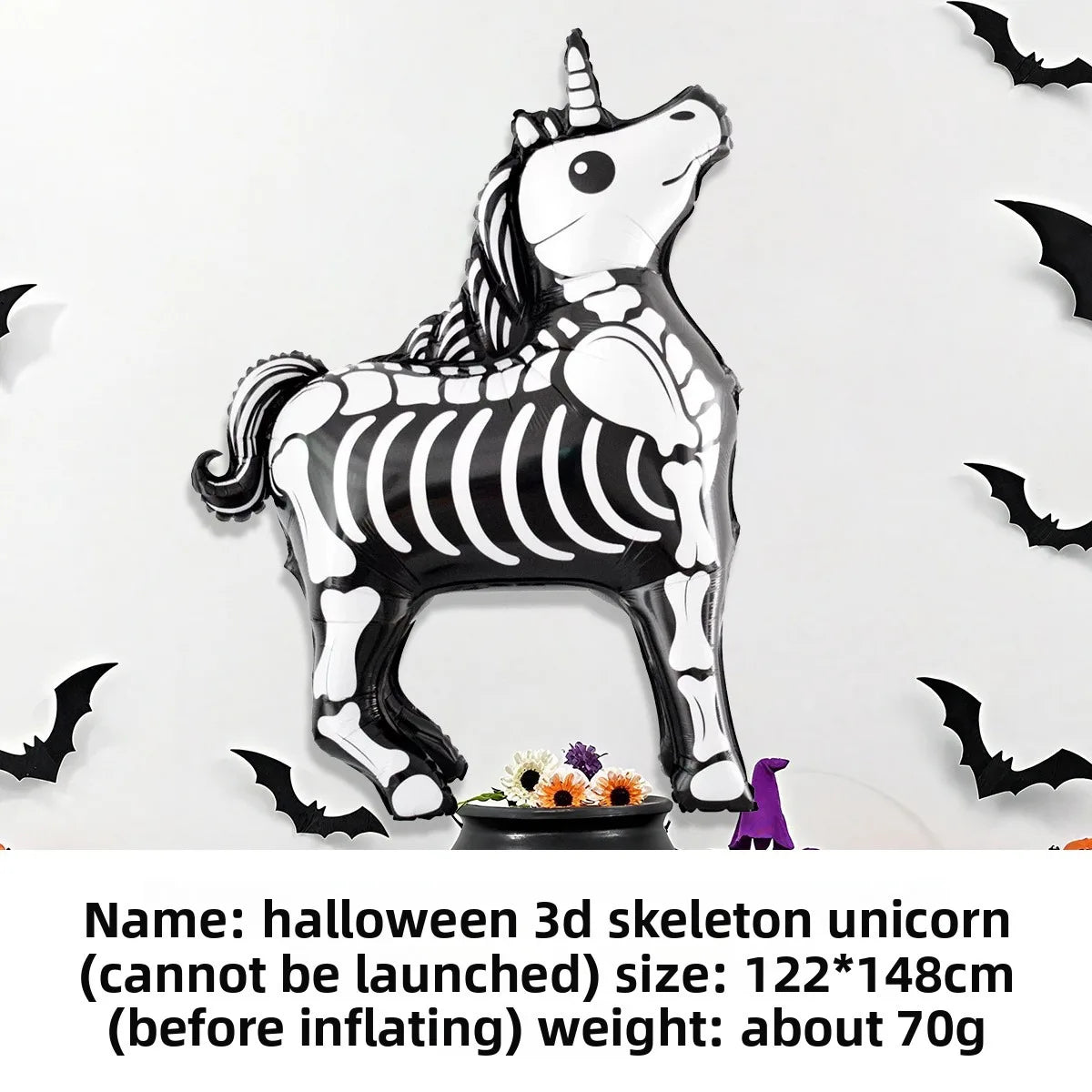 Halloween Home Decoration Balloons Skeleton Pumpkin Ghost Spider Aluminum Foil Balloon for Halloween Party Supplies