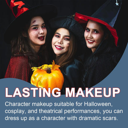 Scarring Liquid Liquid Scar Maker 15ml Realistic Scar Liquid with Brush for Halloween Costume Party