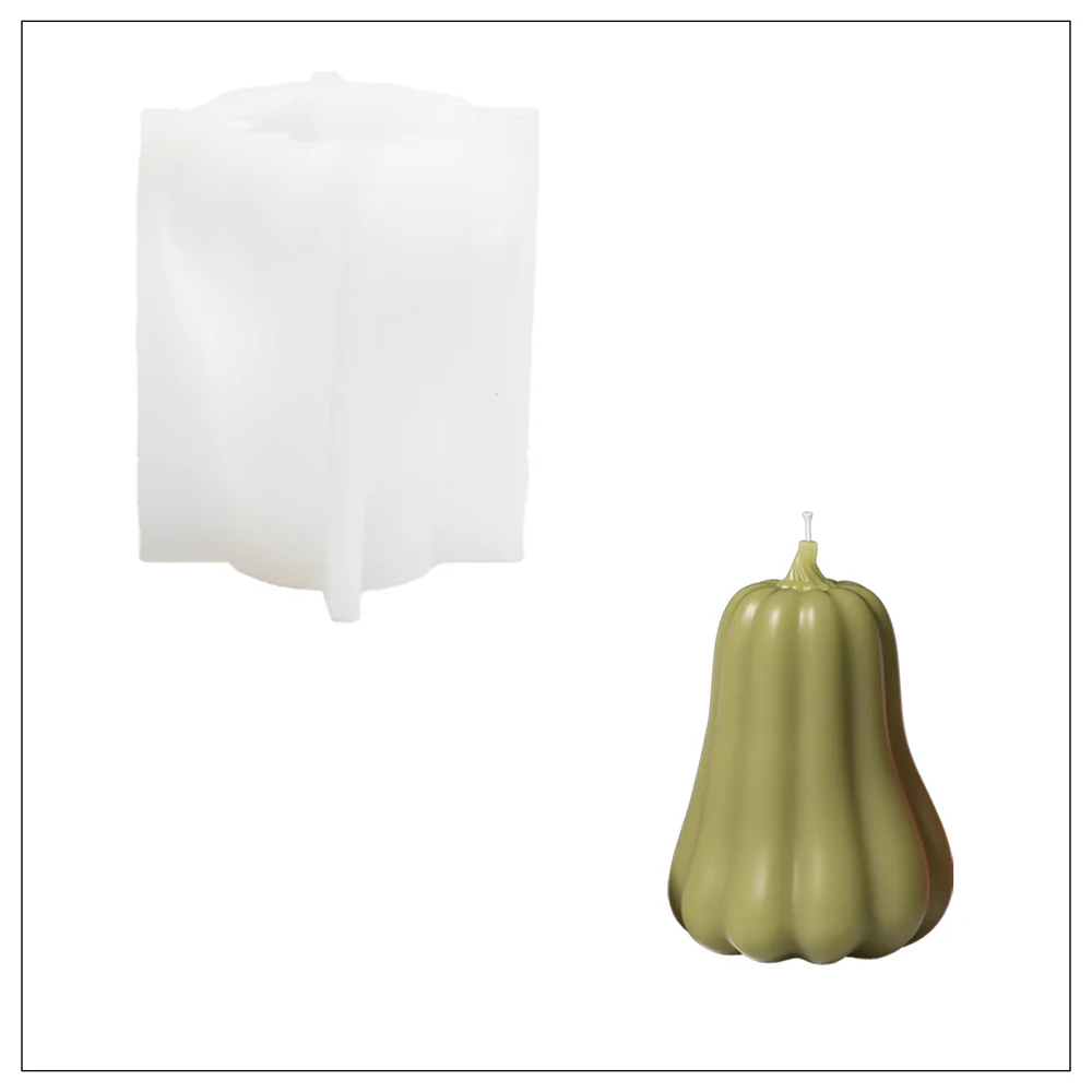 Moldes de Nicole Pumpkin para velas de cera de soja aromática