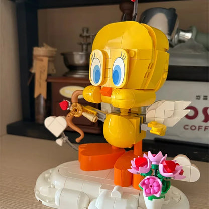412pcs Cute Little Bird Building Blocks Kit Creative Decorative Toy Halloween Gifts Living Room Ornament