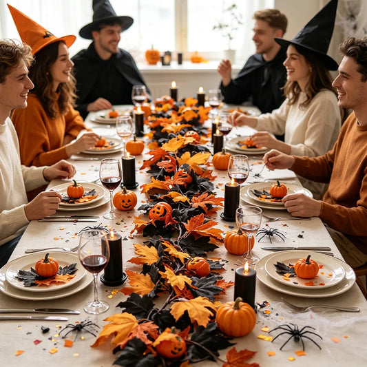 Fall Pumpkin Vine Garland - Thanksgiving mantle decor