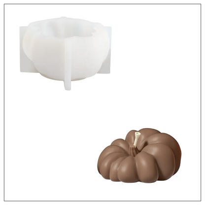 Moldes de Nicole Pumpkin para velas de cera de soja aromática