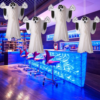 Halloween Three-Dimensional Ghost Pendant Bar Party Decoration Supplies Haunted House Horror Paper Pendant