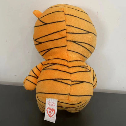 Peluche Ty Beanie Boos, juguete de momia naranja, animal, regalos de Halloween
