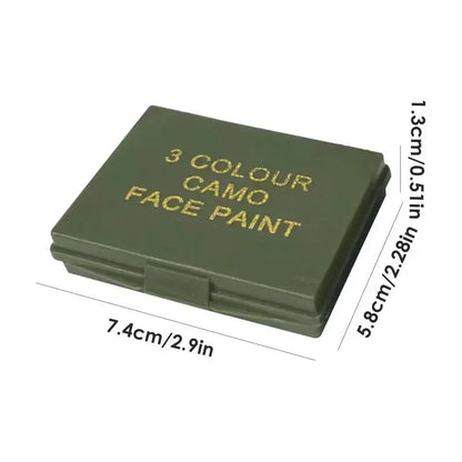 3 Colors Army Fans CS Shooting Face Paint Camouflage Oil Men Women Outdoor Military Training Hunting Tactical Football Gear