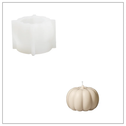 Moldes de Nicole Pumpkin para velas de cera de soja aromática