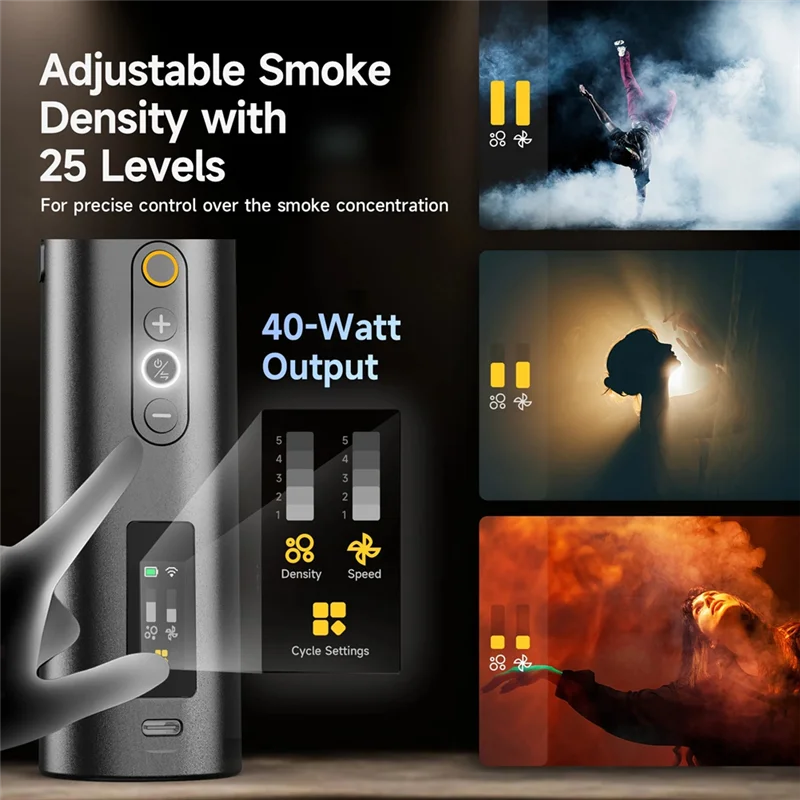 CABE-Wireless Control Fog Machine Foldable Handheld