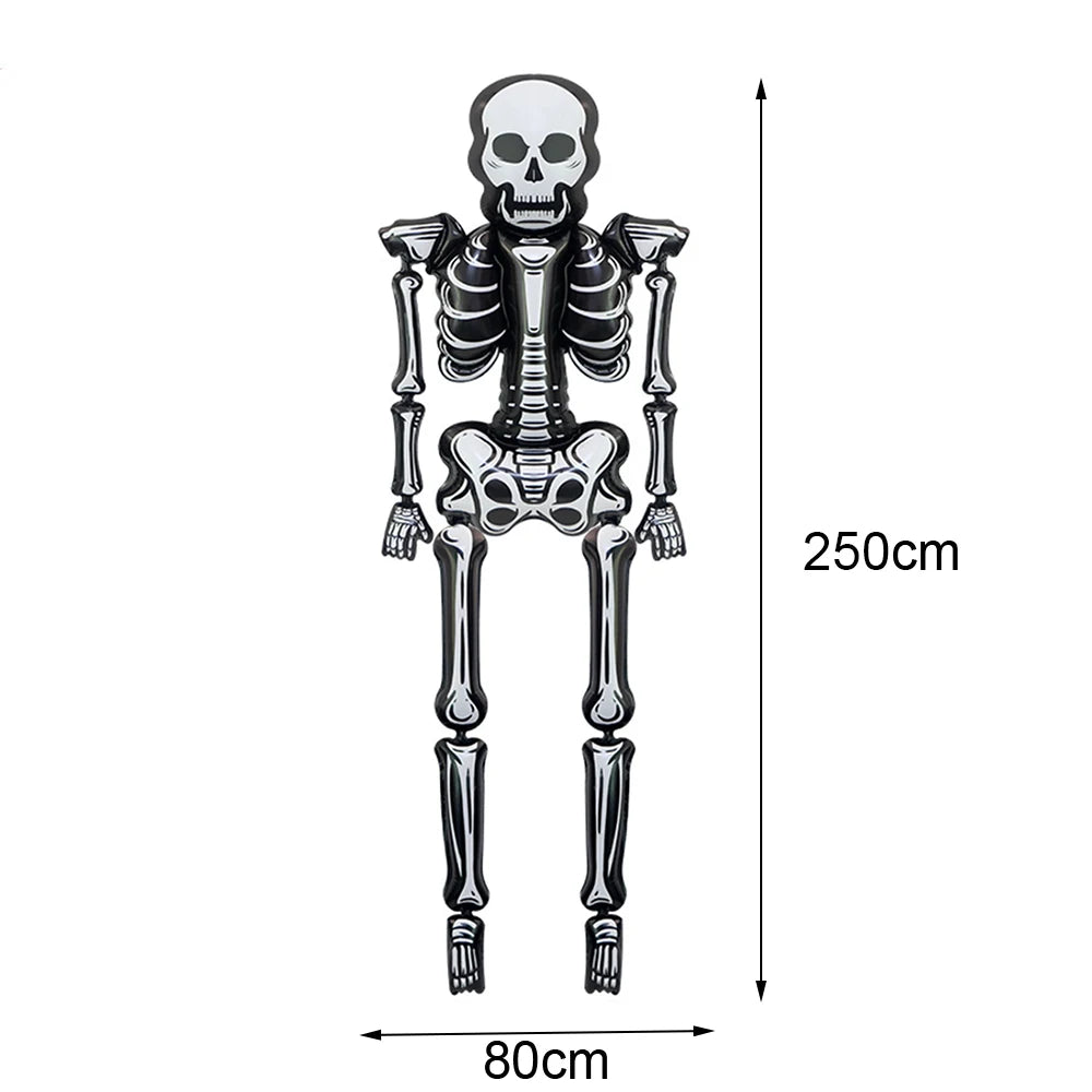 Halloween Party Decor Foil Balloon Skeleton Spider Pumpkin Bloody Eyes Skull Balloon Happy Halloween Party Decor Supplies