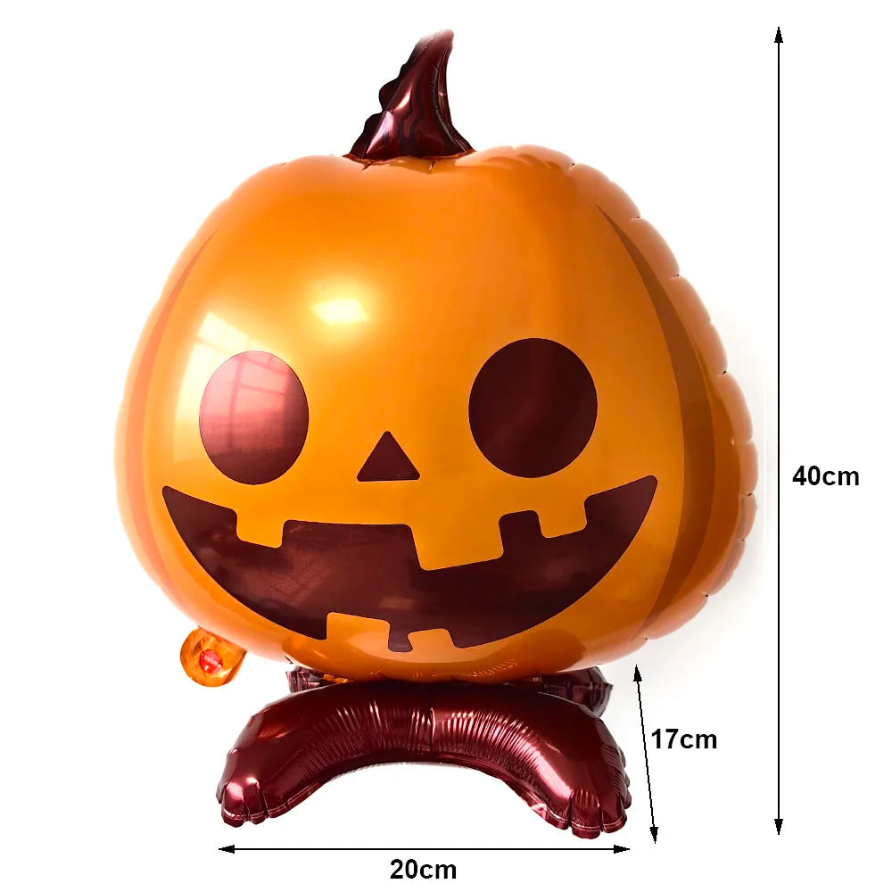 Halloween Party Decor Foil Balloon Skeleton Spider Pumpkin Bloody Eyes Skull Balloon Happy Halloween Party Decor Supplies