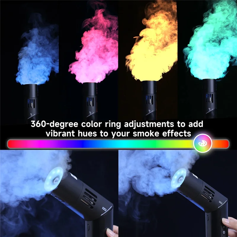 CABE-Máquina de humo con control inalámbrico, plegable y portátil
