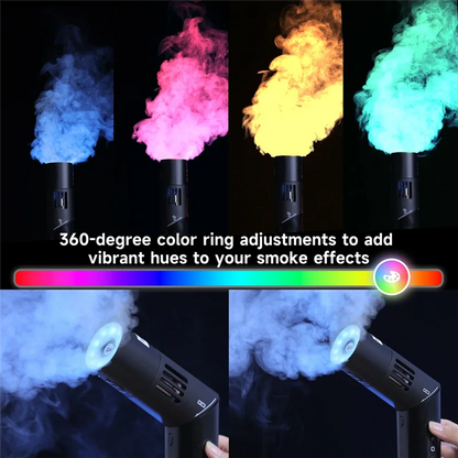 CABE-Máquina de humo con control inalámbrico, plegable y portátil