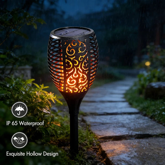 Halloween Solar LED Flame Torch Light - Outdoor Decor