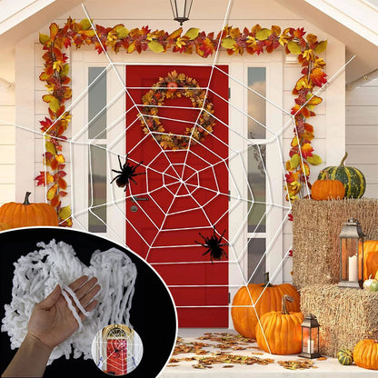 5ft Halloween Spider Web Coils for Haunted House