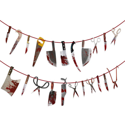 Insane Asylum Halloween Decor - spooky prop set