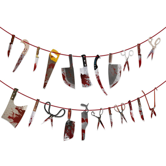 Insane Asylum Halloween Decor - spooky prop set