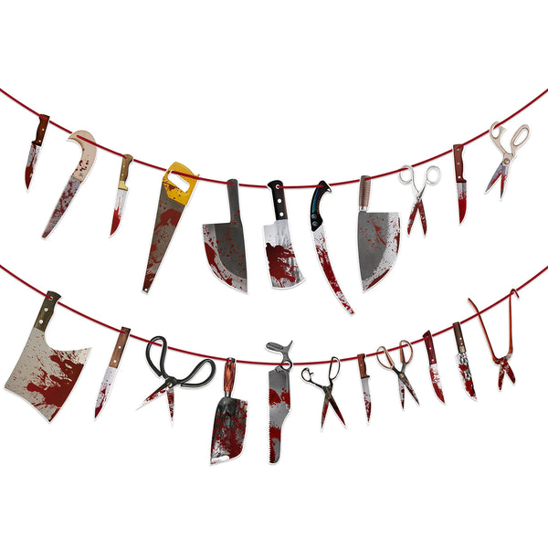 Insane Asylum Halloween Decor - spooky prop set