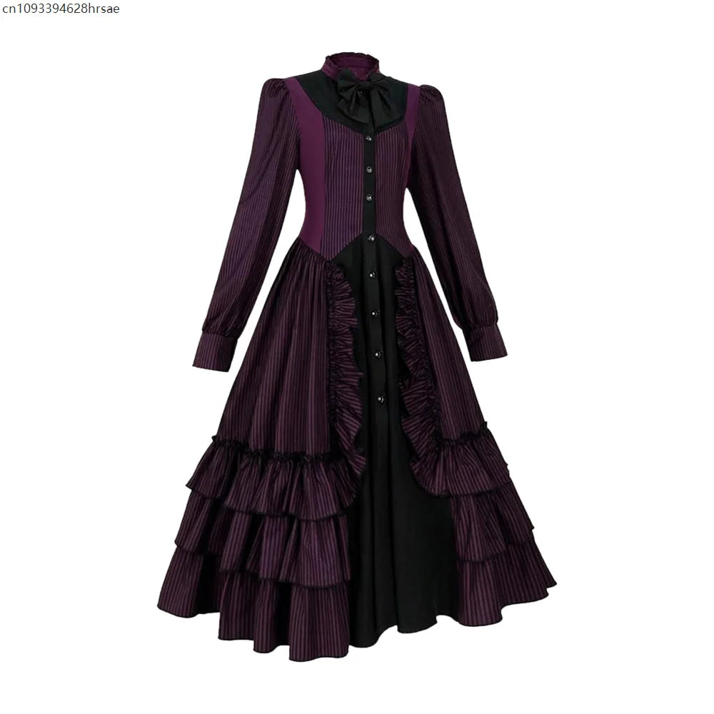 Victorian Gothic Dress - medieval queen costume