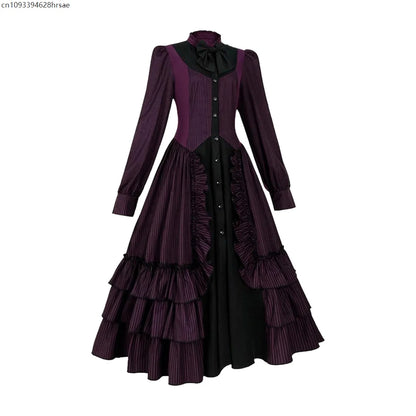 Victorian Gothic Dress - medieval queen costume