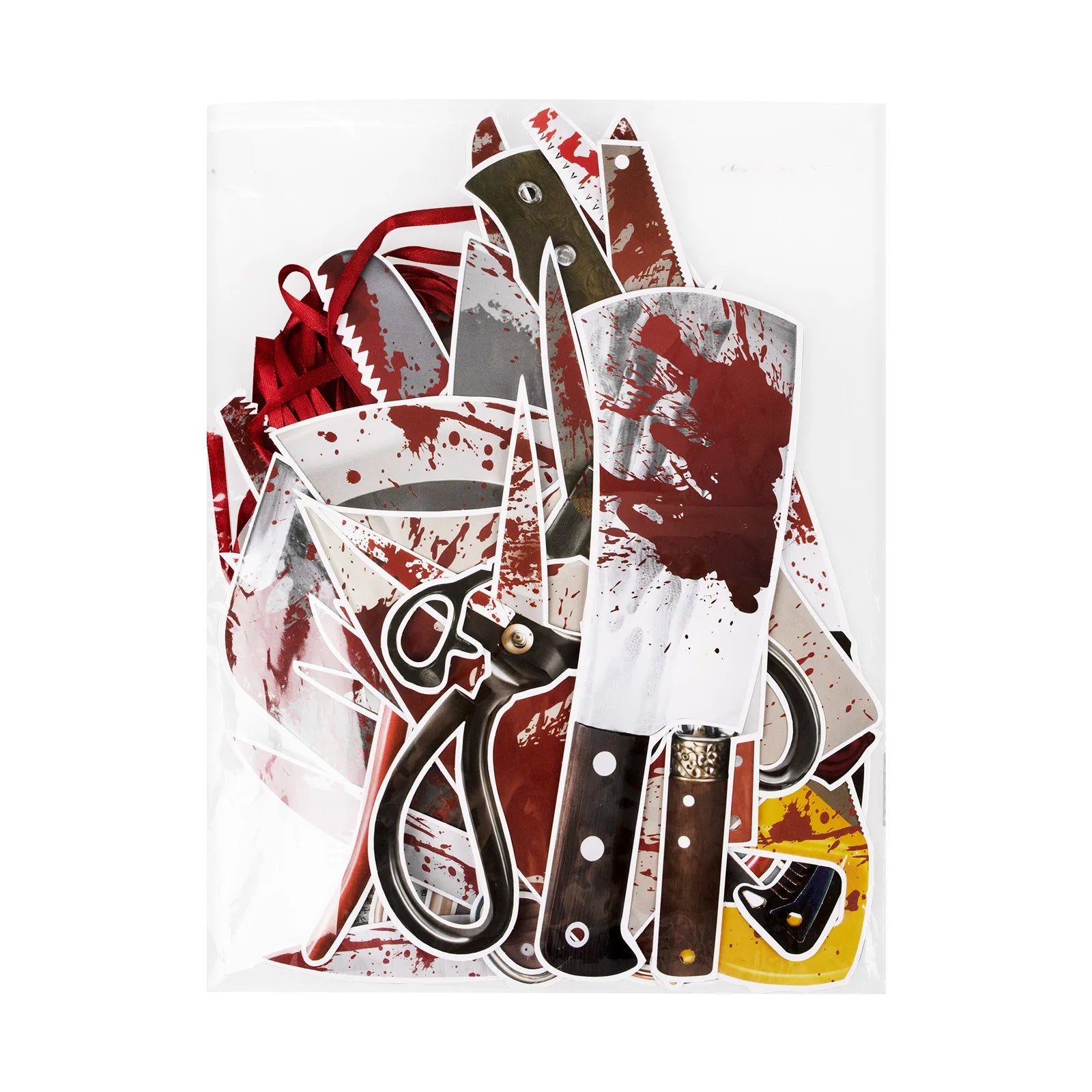 Insane Asylum Halloween Decor - spooky prop set