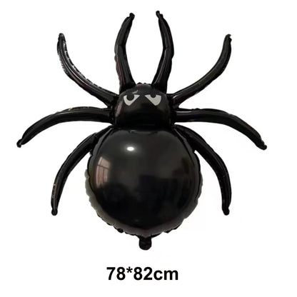 Halloween Party Decor Foil Balloon Skeleton Spider Pumpkin Bloody Eyes Skull Balloon Happy Halloween Party Decor Supplies