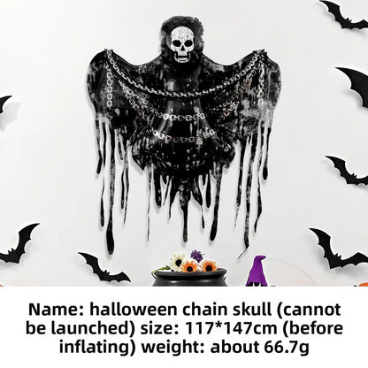 Halloween Home Decoration Balloons Skeleton Pumpkin Ghost Spider Aluminum Foil Balloon for Halloween Party Supplies