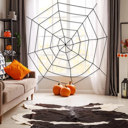 Felpa de simulación de telaraña de Halloween