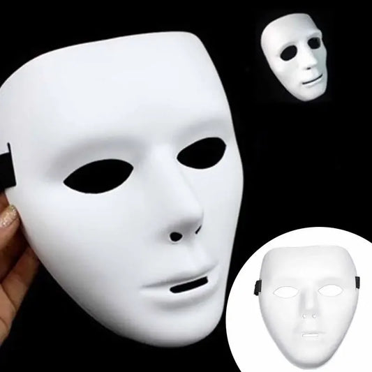 1-10PCS Máscara de Mascarada de Halloween Pintada a Mano, Cara Completa, Atuendo de Fiesta Aterrador para Cosplay, Carnaval, Juego de Rol, Festival