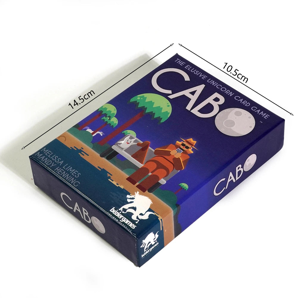 Cabo Juego de Cartas Ideal para Coleccionistas Recuerdos de Fiestas de Fin de Año Regalos de Halloween 2-4 Jugadores