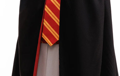 Magic School Costume - girls striped top and cape set