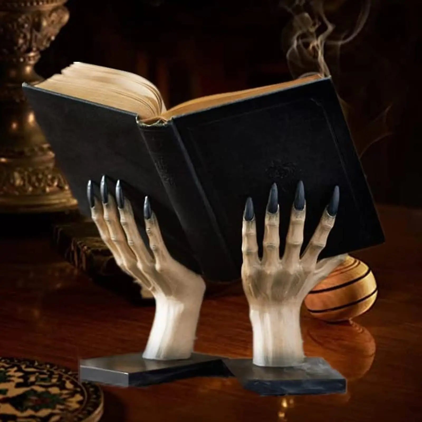 Gothic Monster Bookends - unique scary home decor