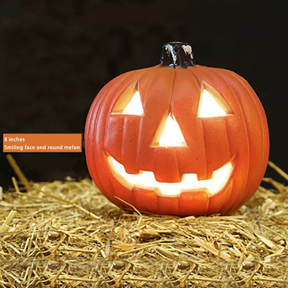Halloween LED Pumpkin Decoration Halloween Light Warm Light Pumpkin Lantern Lamp for Home Party Supplies Room Decoration Props