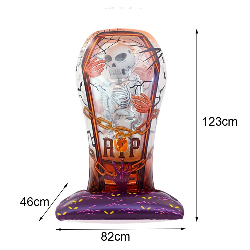 Halloween Party Decor Foil Balloon Skeleton Spider Pumpkin Bloody Eyes Skull Balloon Happy Halloween Party Decor Supplies