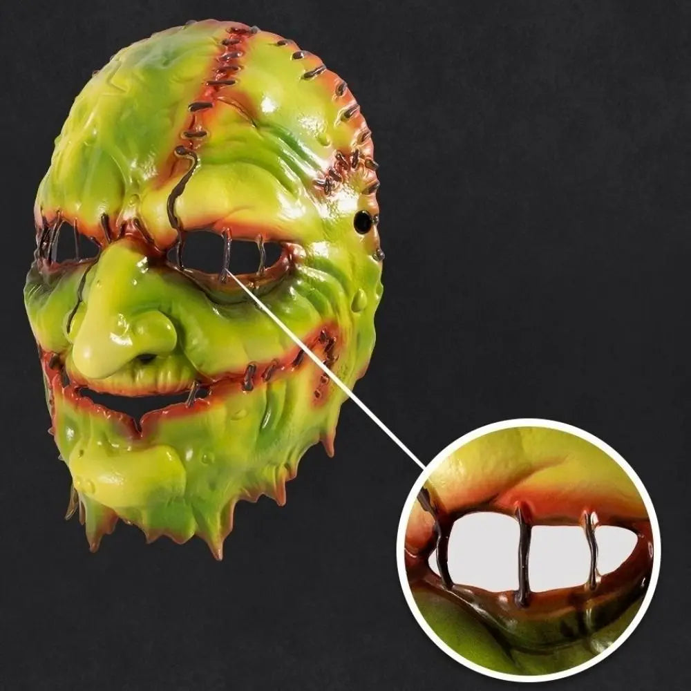 Blood Scar Halloween Witch Mask Facepiece Masquerade Dark Forest Mask Cosplay Old Man Face Scary Killer Devil Mask