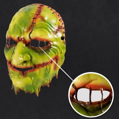 Blood Scar Halloween Witch Mask Facepiece Masquerade Dark Forest Mask Cosplay Old Man Face Scary Killer Devil Mask
